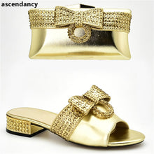 Load image into Gallery viewer, New Arrival Luxury Shoes Women Designers Nigerian Shoes and Matching
