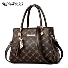 Load image into Gallery viewer, Women&#39;s Fashion shoulder PU leather, totes, messenger, crossbody, handbags
